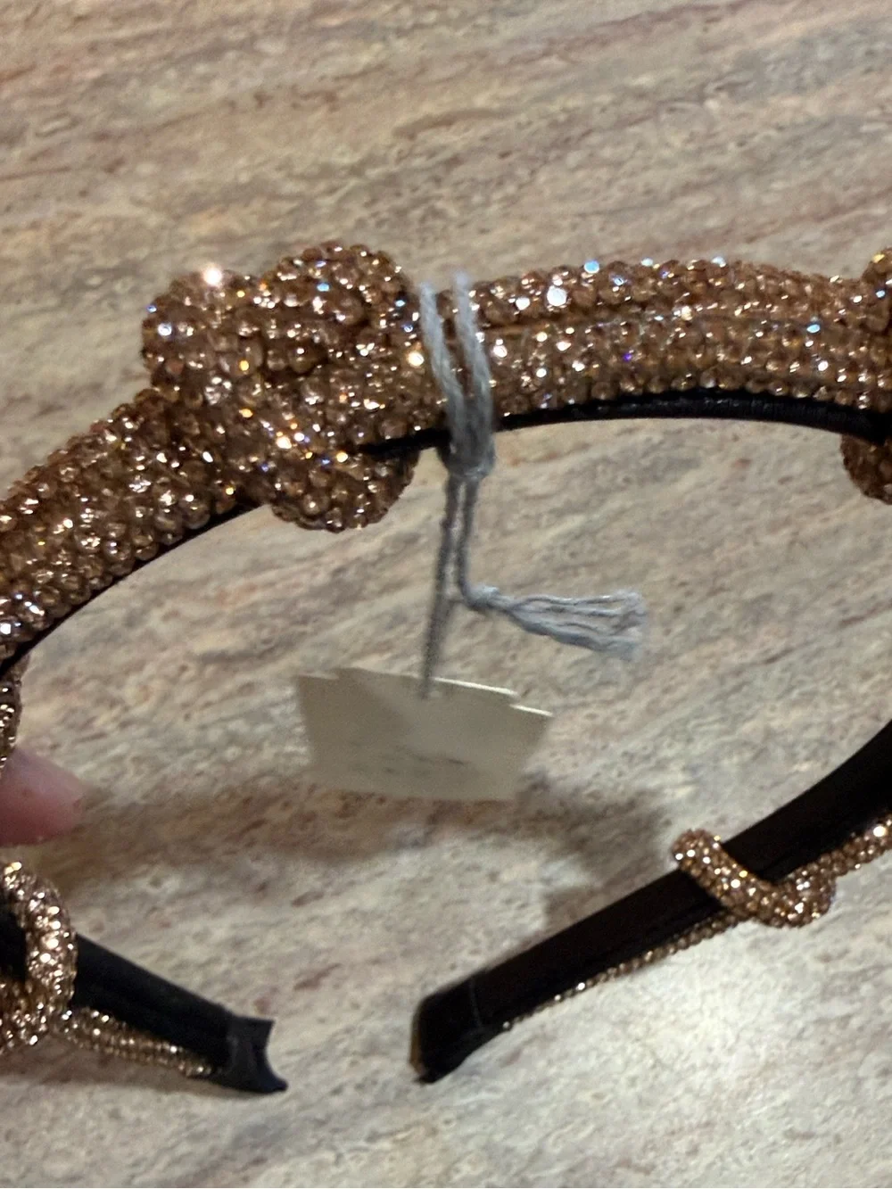 a new day Rose Gold Crystal Headband